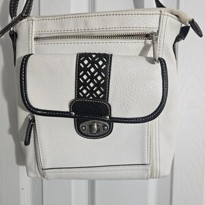 BOC white crossbody purse